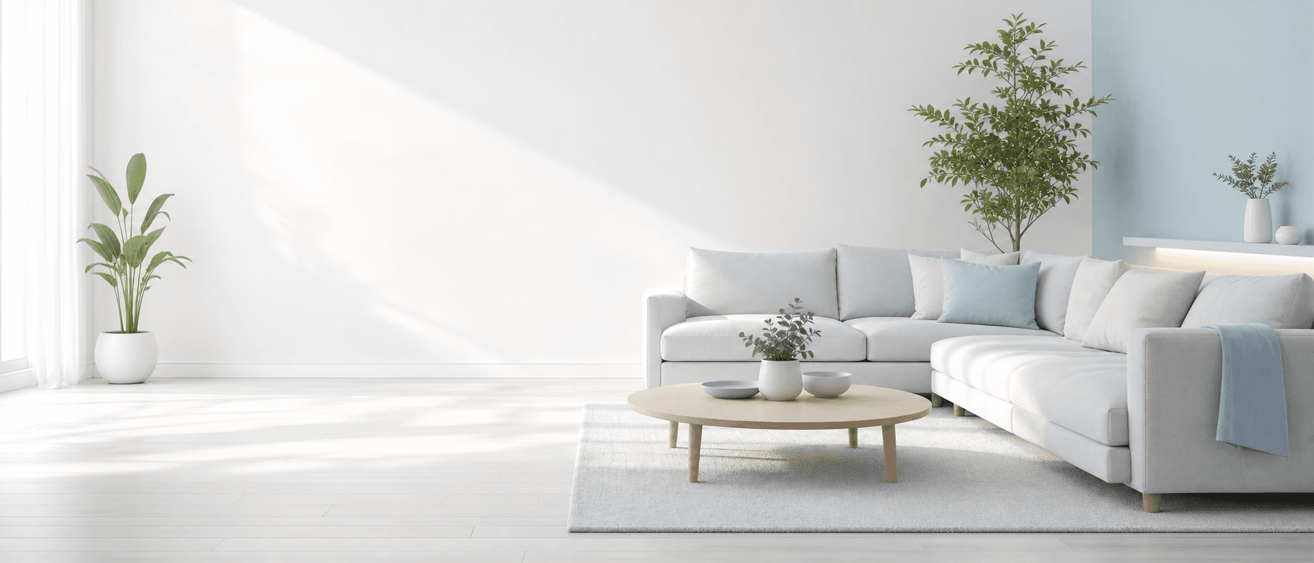Illustrative cleaning scene in modern clean style (decorative, not the actual business)